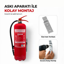 6 Kg ABC KKT Yangın Tüpü, TSE 862 EN 3-7, CE ve ISO 9001:2000 Belgelerine Sahip Tek Resmi Belgeli Araç, Ev ve İşyeri Yangın Söndürme Tüpü “4 Yıl SKT’ye Sahip”