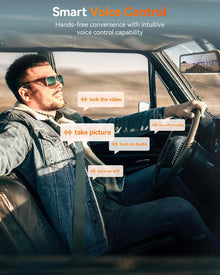 G900 PRO 4K + 2.5K Aynalı Araç Kamerası, STARVIS 2, GPS, 128GB Kart