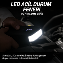 RB 4000 Taşınabilir Akü Takviye Cihazı 4000A, 2V Benzinli ve Dizel Araçlar İçin