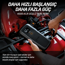 RB 4000 Taşınabilir Akü Takviye Cihazı 4000A, 2V Benzinli ve Dizel Araçlar İçin