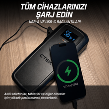 RB 3000 Taşınabilir Akü Takviye Cihazı 3000A, 12V Benzinli ve Dizel Araçlar İçin