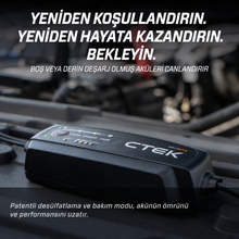 NXT 5 Akıllı Akü Şarj Cihazı 12V 5A, Kurşun Asit ve LiFePO₄ Lityum Akü Uyumlu, AGM Optimizasyonu