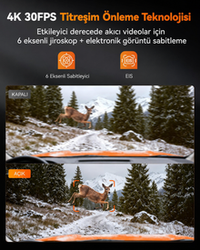 X5 Duo 4K+2.5K STARVIS 2 WiFi GPS Araç Kamerası