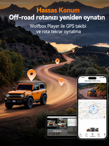 G900 Tripro 3 Kanallı 4K 256 GB Kartlı Ayna Araç Kamerası