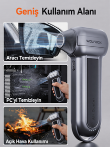 MF100 Air Duster 150000RPM Şarjlı Elektrikli Hava Üfleyici