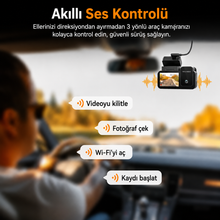 X5 3 Kanal STARVIS 2  4K HDR Araç Kamerası