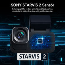 X5 3 Kanal STARVIS 2  4K HDR Araç Kamerası