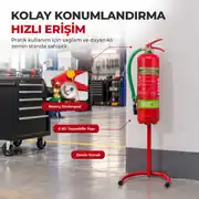 6 Kg Lityum İyon Batarya Pil Akü Yangın Söndürme Jeli F-500 EA ABCD Sınıfı 3