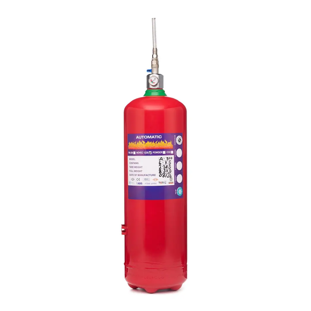 6 Kg Pano İçi Novec 1230 FK-5-1-12 Otomatik Gazlı Yangın Söndürme