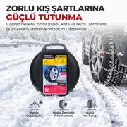 12mm Çelik Kar Zinciri No:10 Binek Hafif Ticari Araç 2