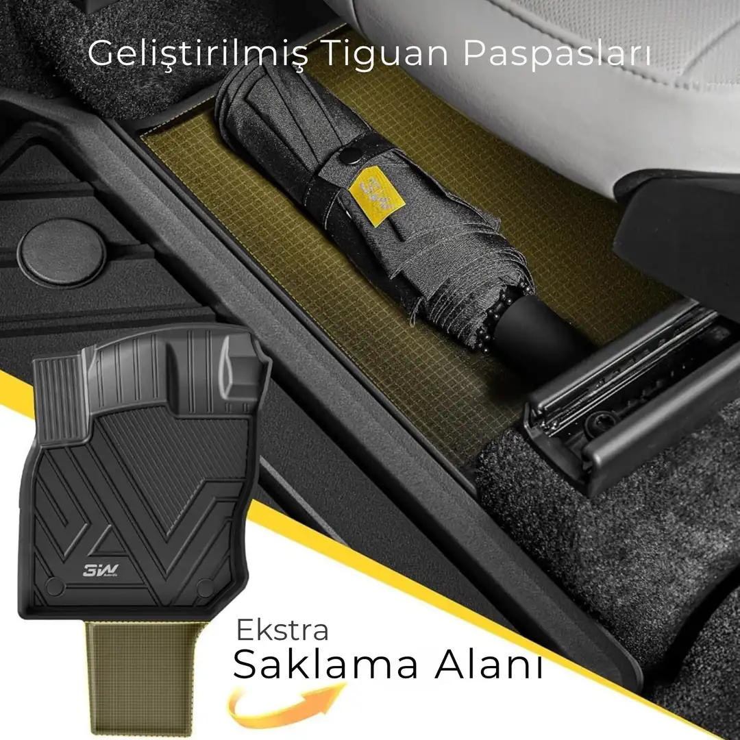 Volkswagen Tiguan 3 2025-2026 Araca Özel TPE Paspas Seti 5