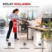 12 Kg ABC Kuru Tozlu Yangın Söndürücü Stand 43A 183B C 2