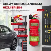 2 Kg Lityum İyon Batarya Pil Akü Yangın Söndürme Jeli F-500 EA ABCD Sınıfı 3