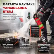 2 KG Lityum İyon Batarya Yangın Söndürme Jeli F-500 Encapsulator 5