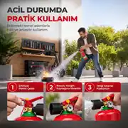 2 KG Lityum İyon Batarya Yangın Söndürme Jeli F-500 Encapsulator 2
