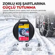 12mm Çelik Kar Zinciri No:8 Binek Hafif Ticari Araç 2
