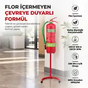 6 Kg Lityum İyon Batarya Pil Akü Yangın Söndürme Jeli F-500 EA ABCD Sınıfı 6