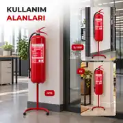 12 Kg ABC Kuru Tozlu Yangın Söndürücü Stand 43A 183B C 3
