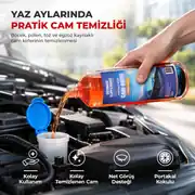 Portakal Kokulu Parfümlü Yazlık Cam Suyu 1 Litre  2